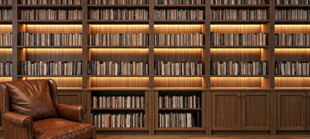 Как организовать хранение книг и оформить домашнюю библиотеку