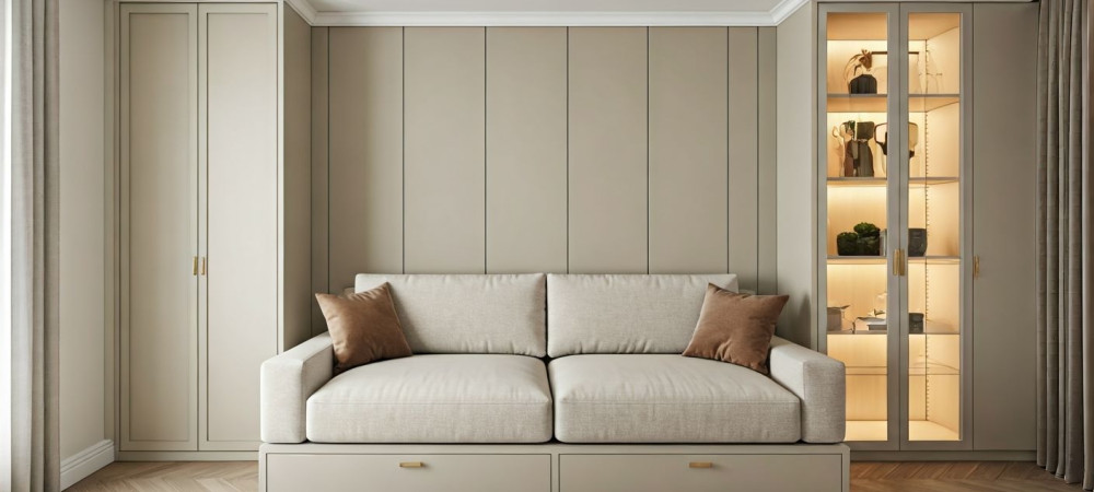 Идеи хранения вещей и мебели под маленькие квартиры
