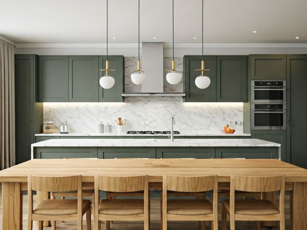 Как поставить и подобрать стол в кухне под размеры и стиль