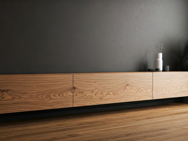 Как выбрать и установить навесную тумбу под телевизор