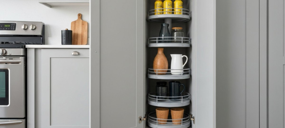 Угловой шкаф на кухне: максимальное использование пространства