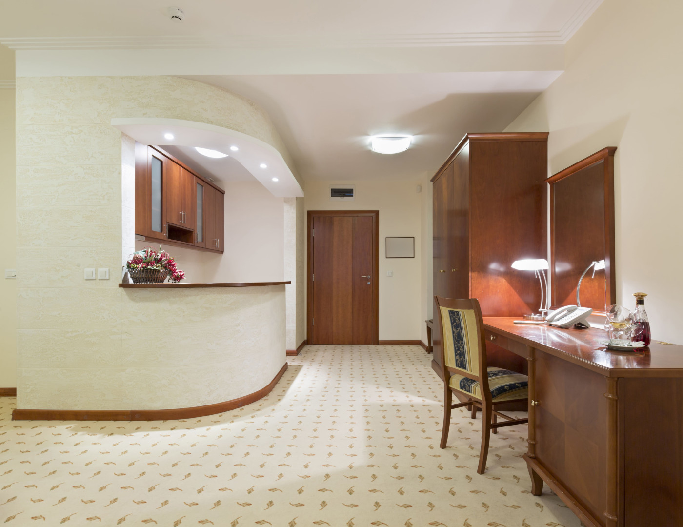 Стойка ресепшен Коричневый — фото № 3