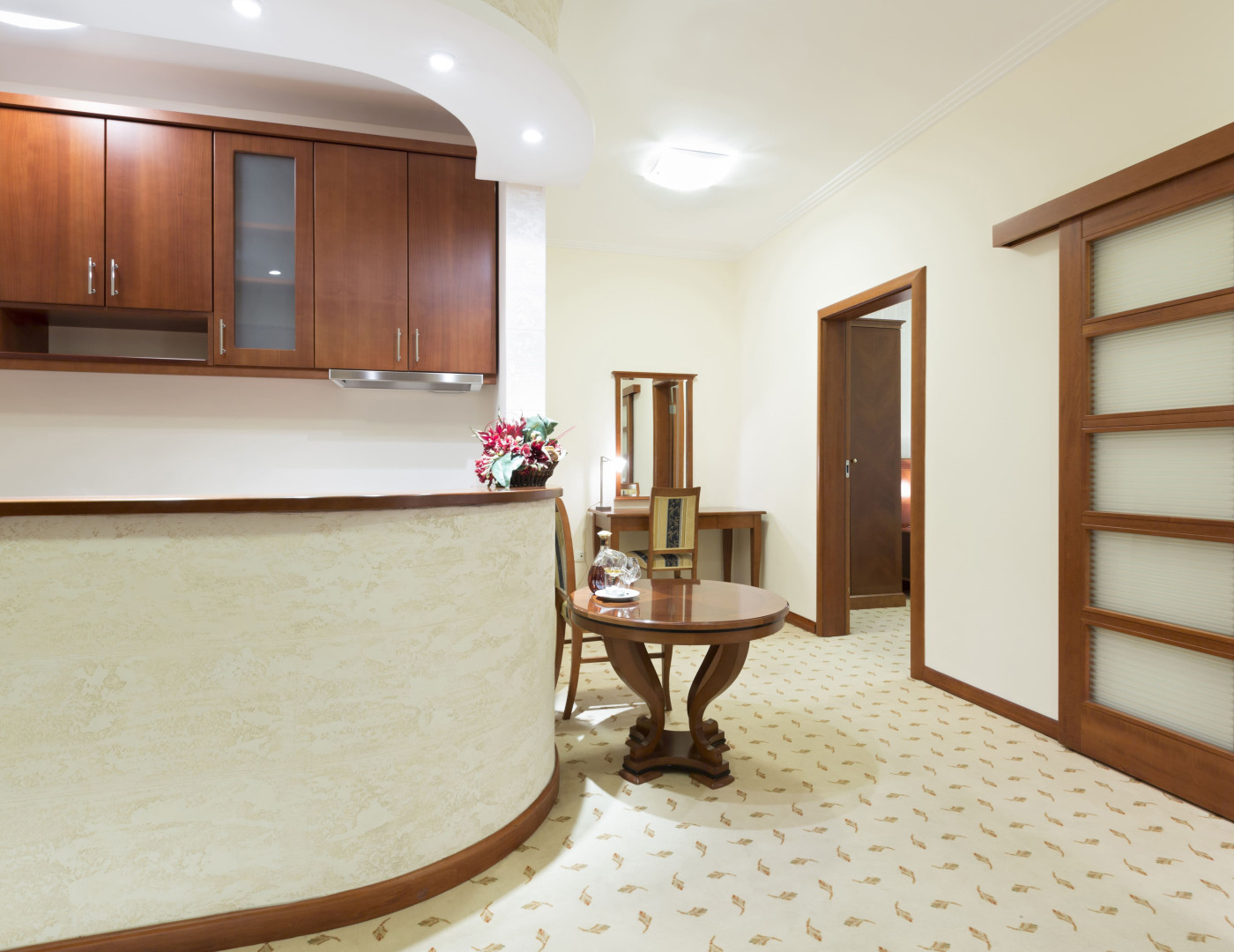 Стойка ресепшен Коричневый — фото № 4