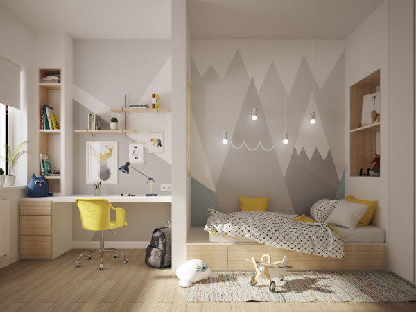 Дизайн детских комнат — интересные идеи и фото интерьера