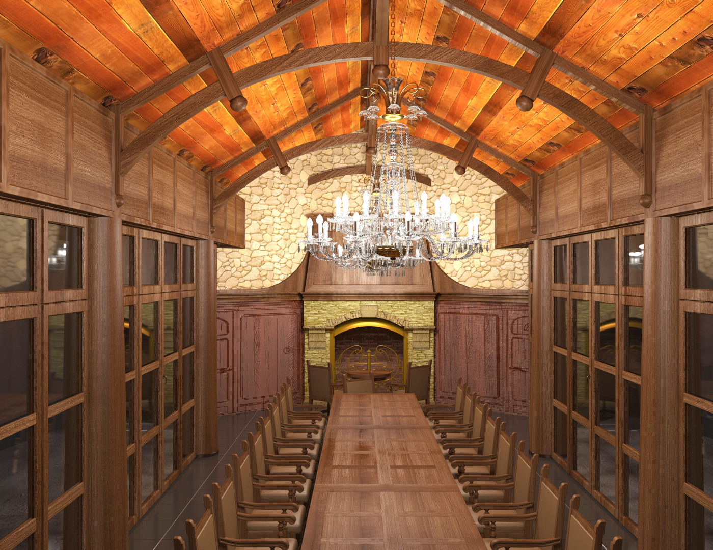 Стол для переговоров Ореховый — фото № 2