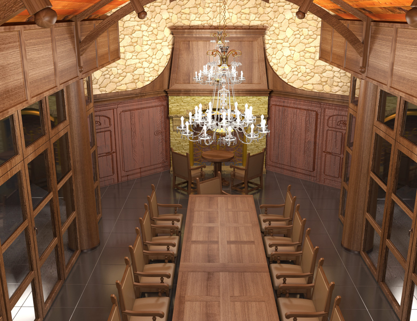 Стол для переговоров Ореховый — фото № 3