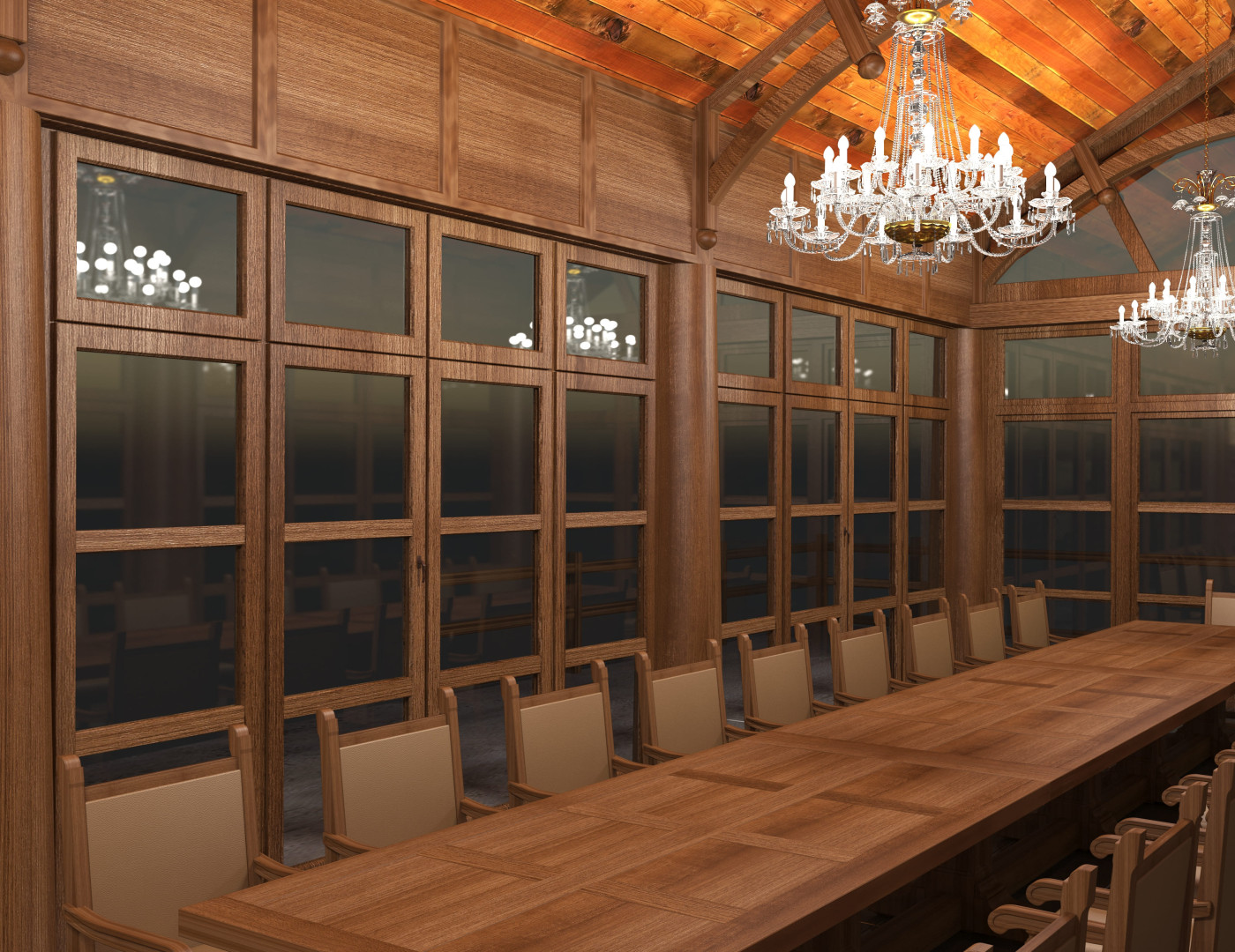 Стол для переговоров Ореховый — фото № 8