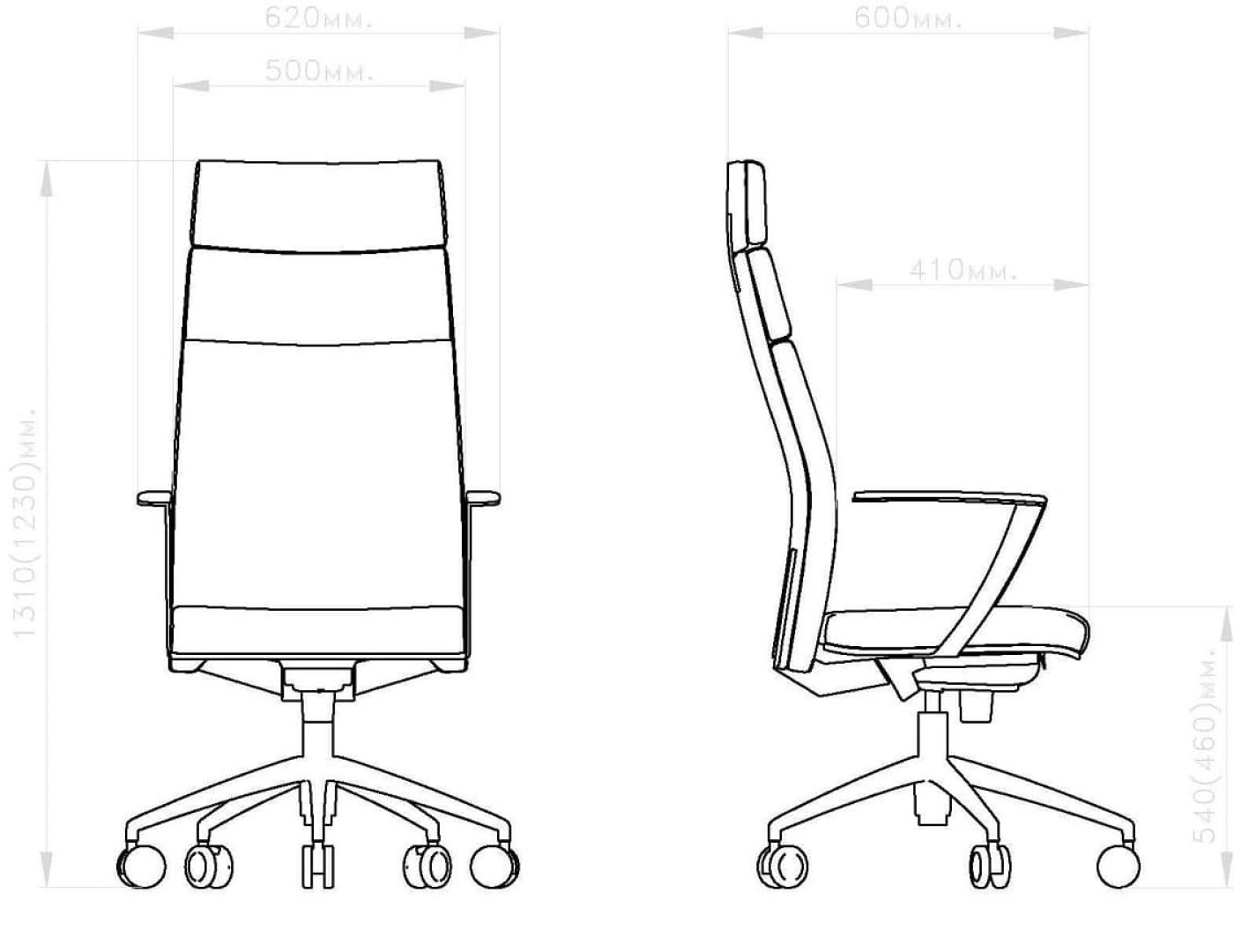 Кресло руководителя Основатель — фото № 13
