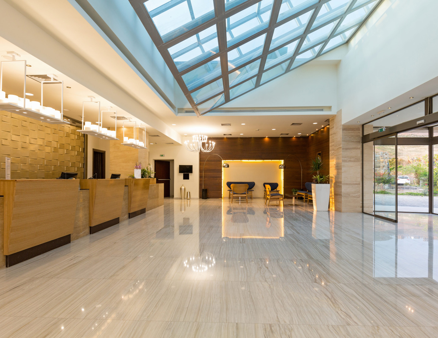 Стойка ресепшн Полисатин — фото № 4