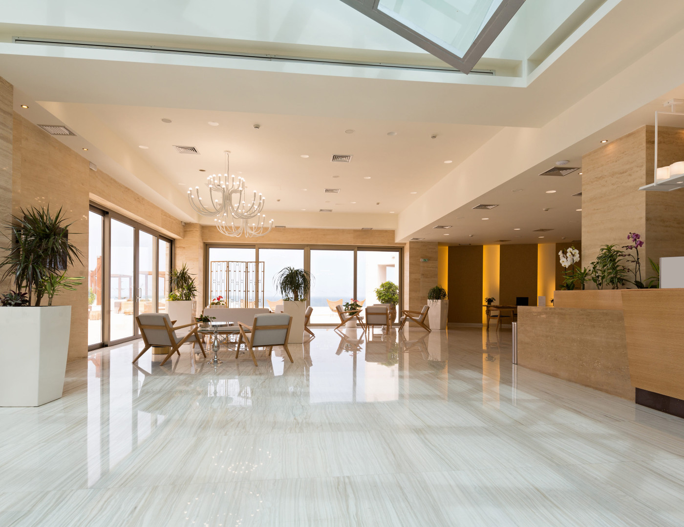 Стойка ресепшн Полисатин — фото № 6