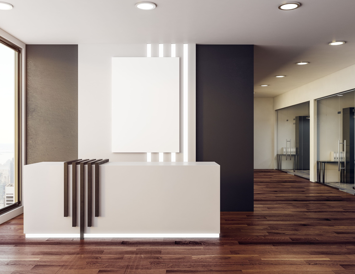 Стойка ресепшн Страйп — фото № 1