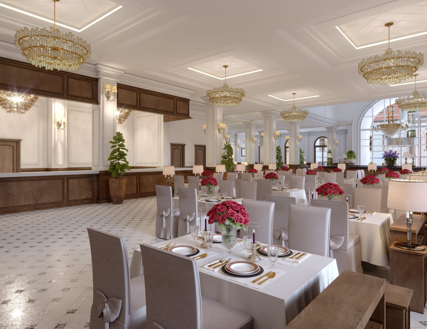 Стойка ресепшн Тиар — фото № 1