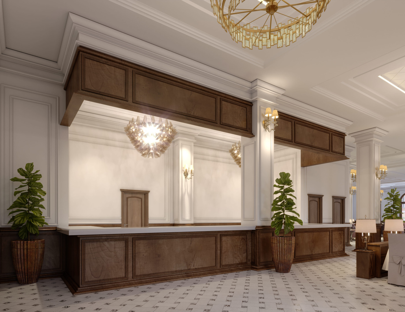 Стойка ресепшн Тиар — фото № 1