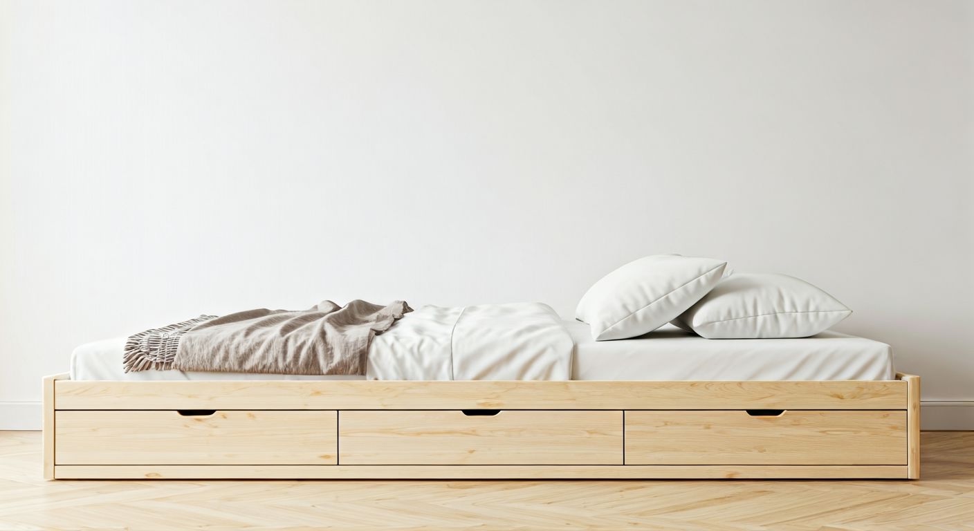 скандинавская спальня с мебелью на заказ