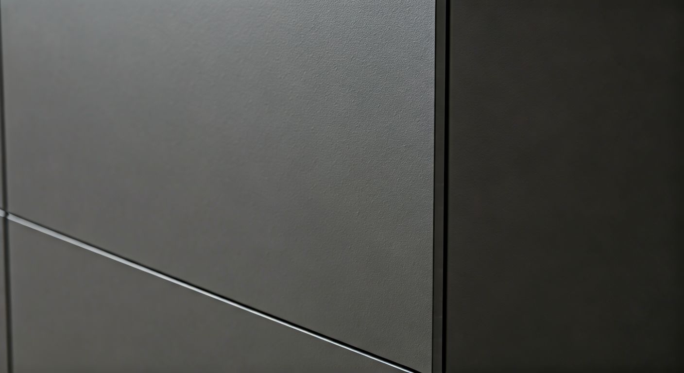 детали скрытых петель и матовой текстуры