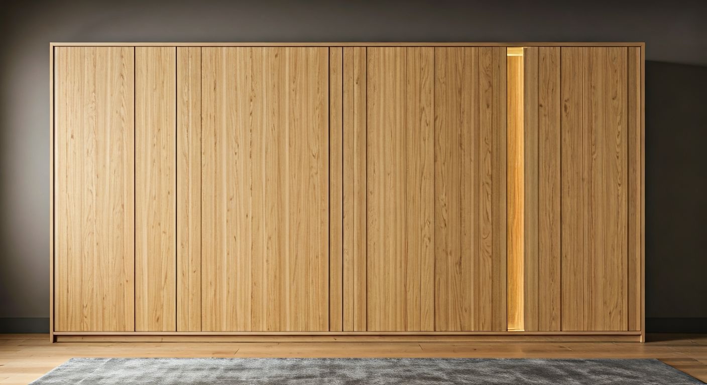 Роскошный современный шкаф из дуба