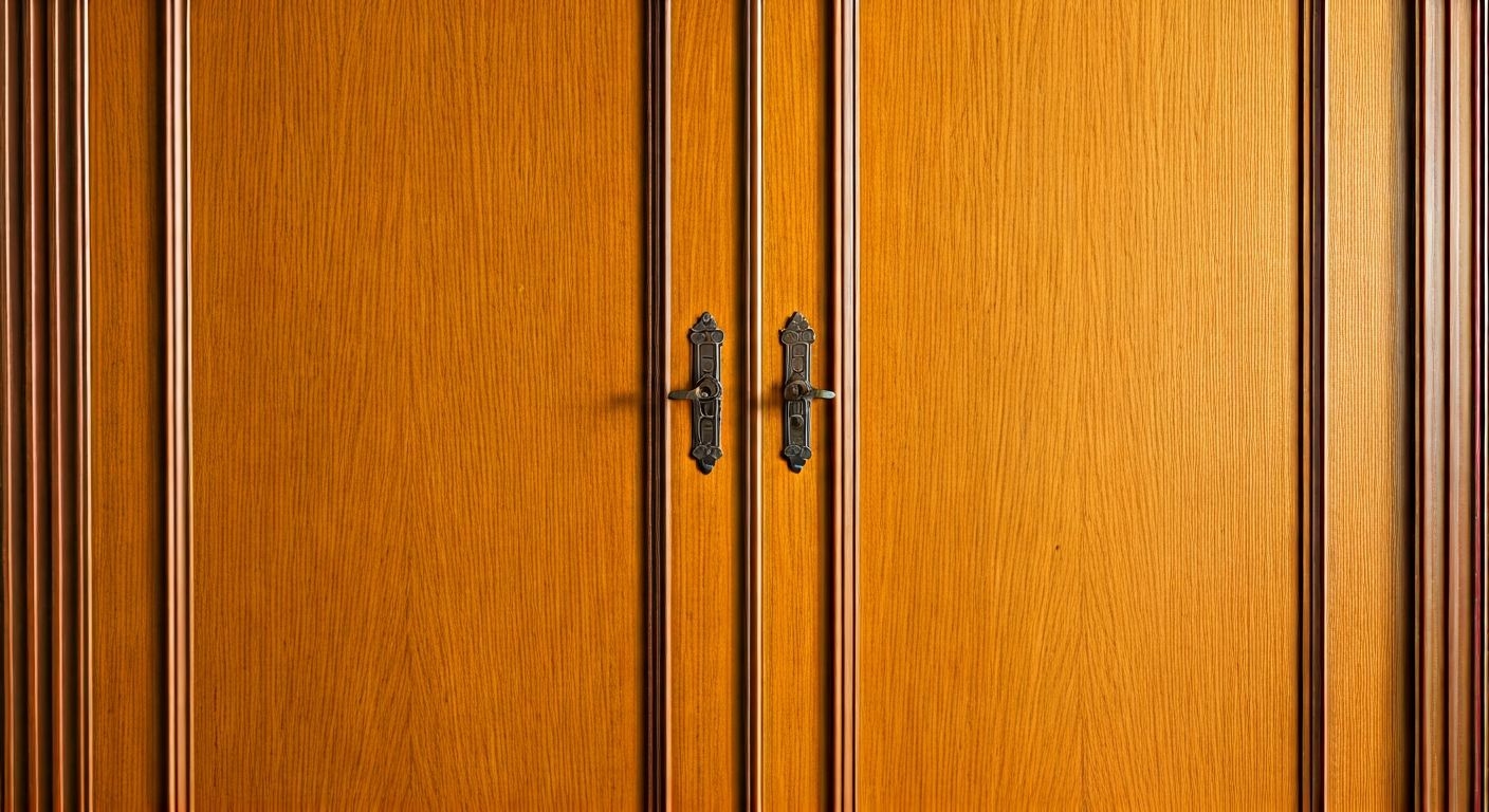 Классический шкаф-купе с распашными дверями