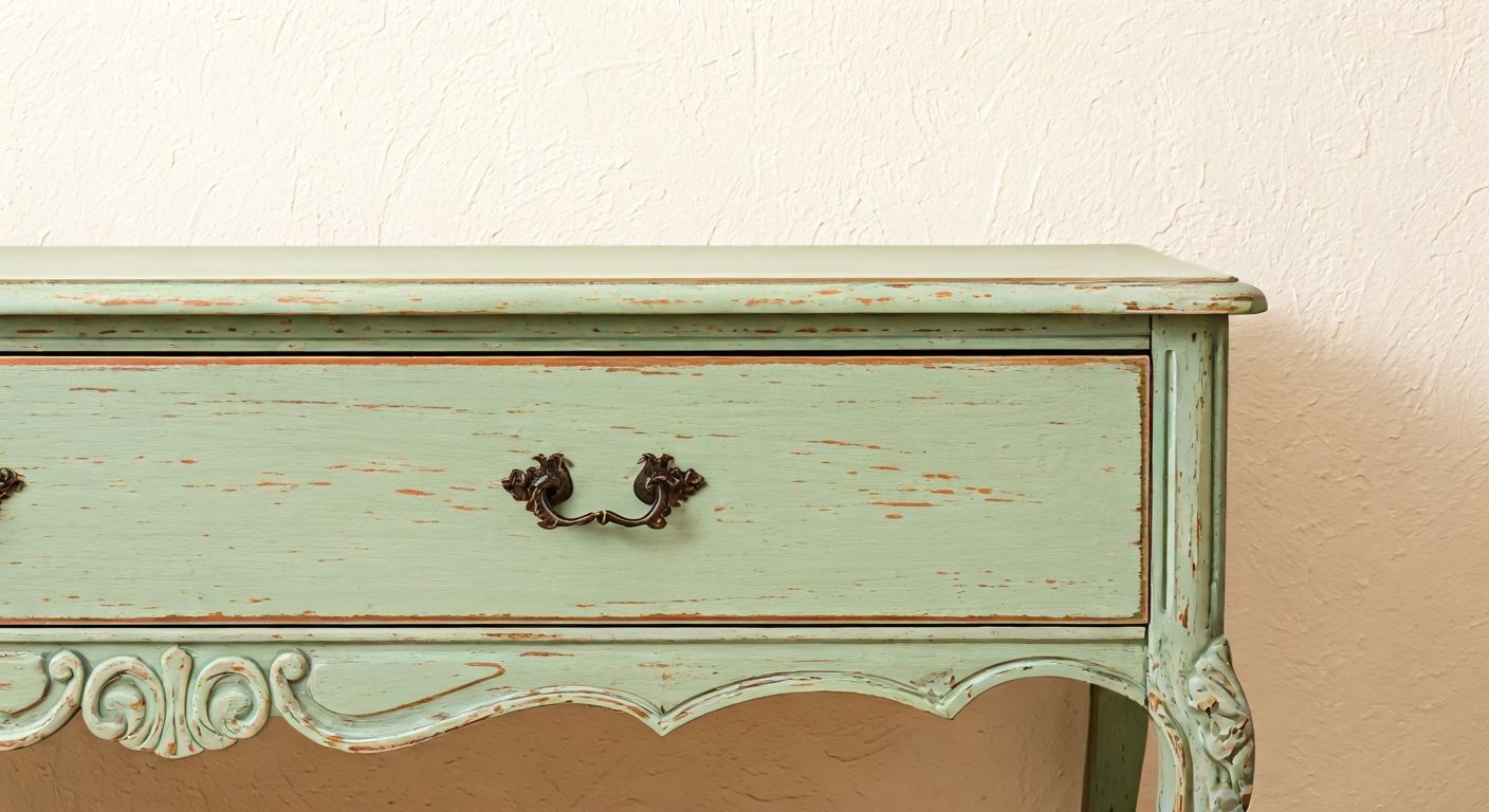 Деталь винтажного буфета Прованс