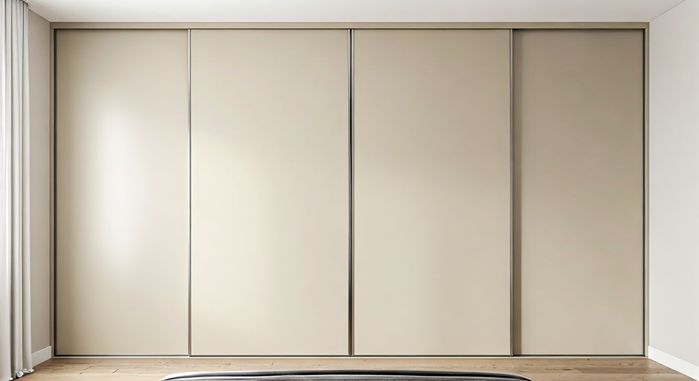 Встроенный шкаф-купе во всю стену