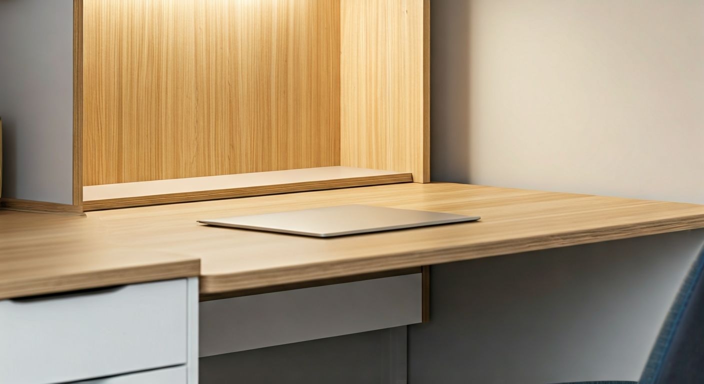 Удобная рабочая зона с модульным столом