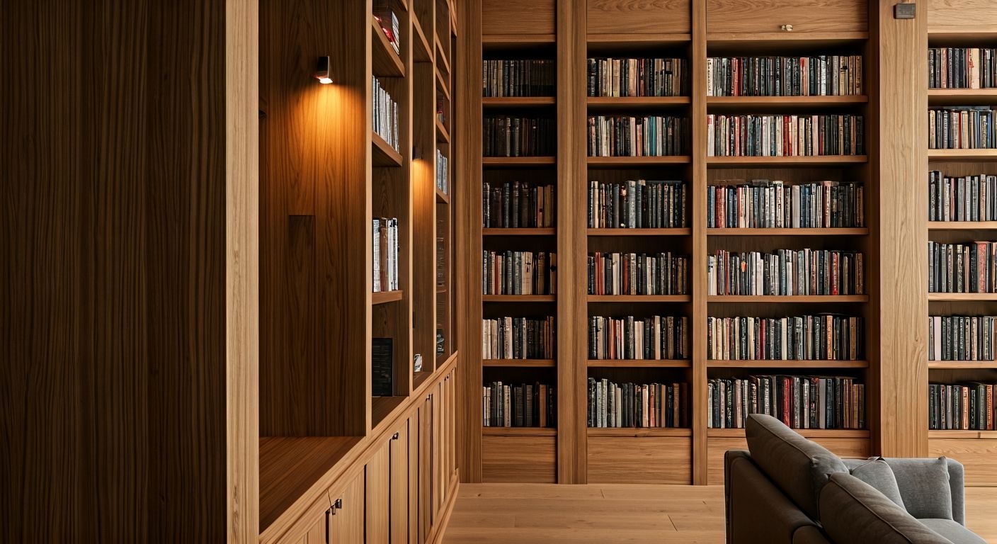 Эксклюзивная библиотека из массива дуба