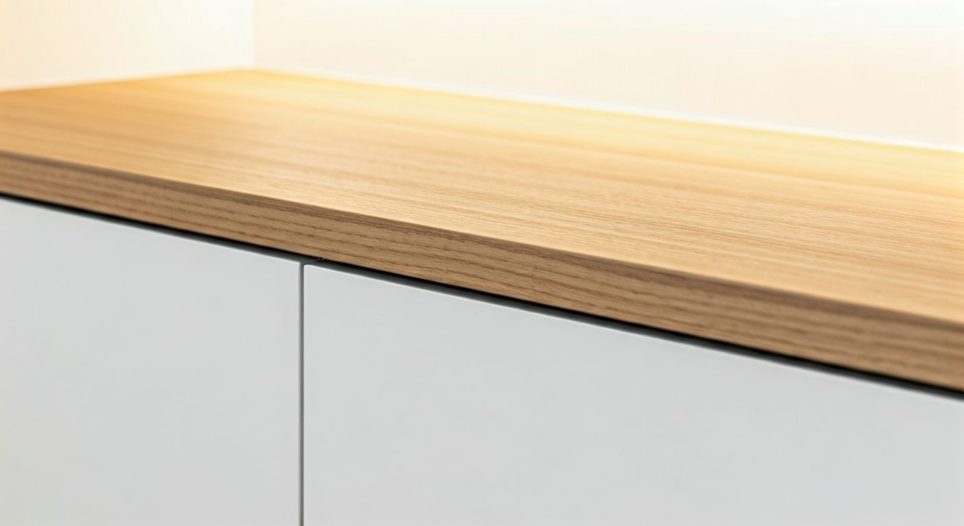 Детали белого кухонного гарнитура