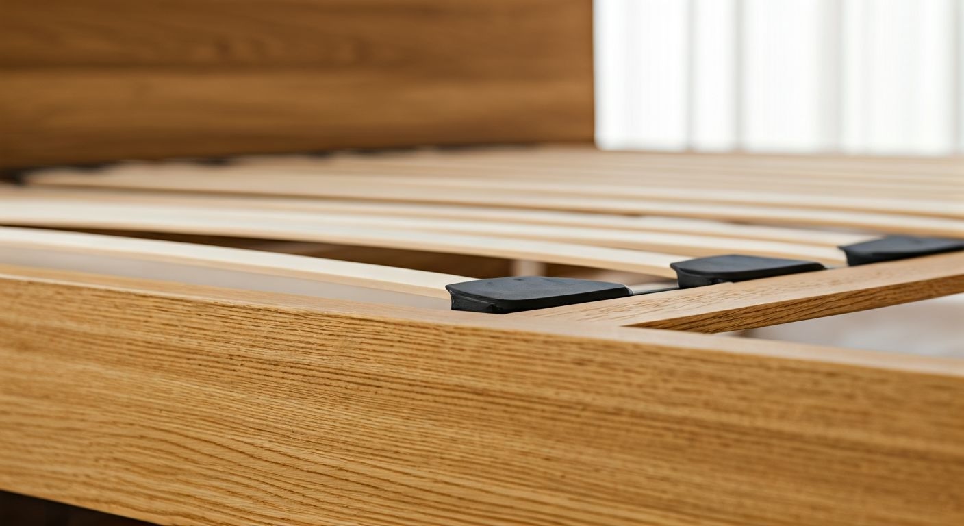 Деталь деревянного каркаса кровати