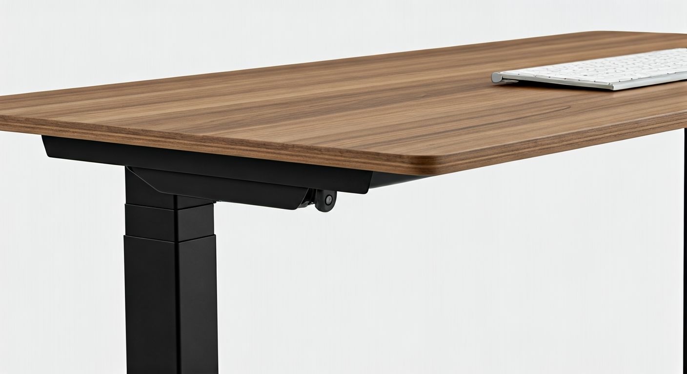 Детальный вид стола с беспроводной зарядкой