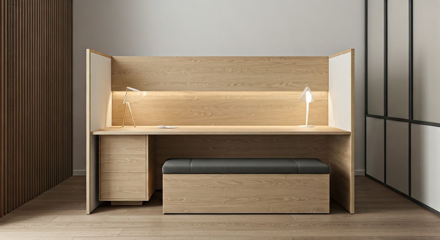 Уютная рабочая зона для интровертного руководителя