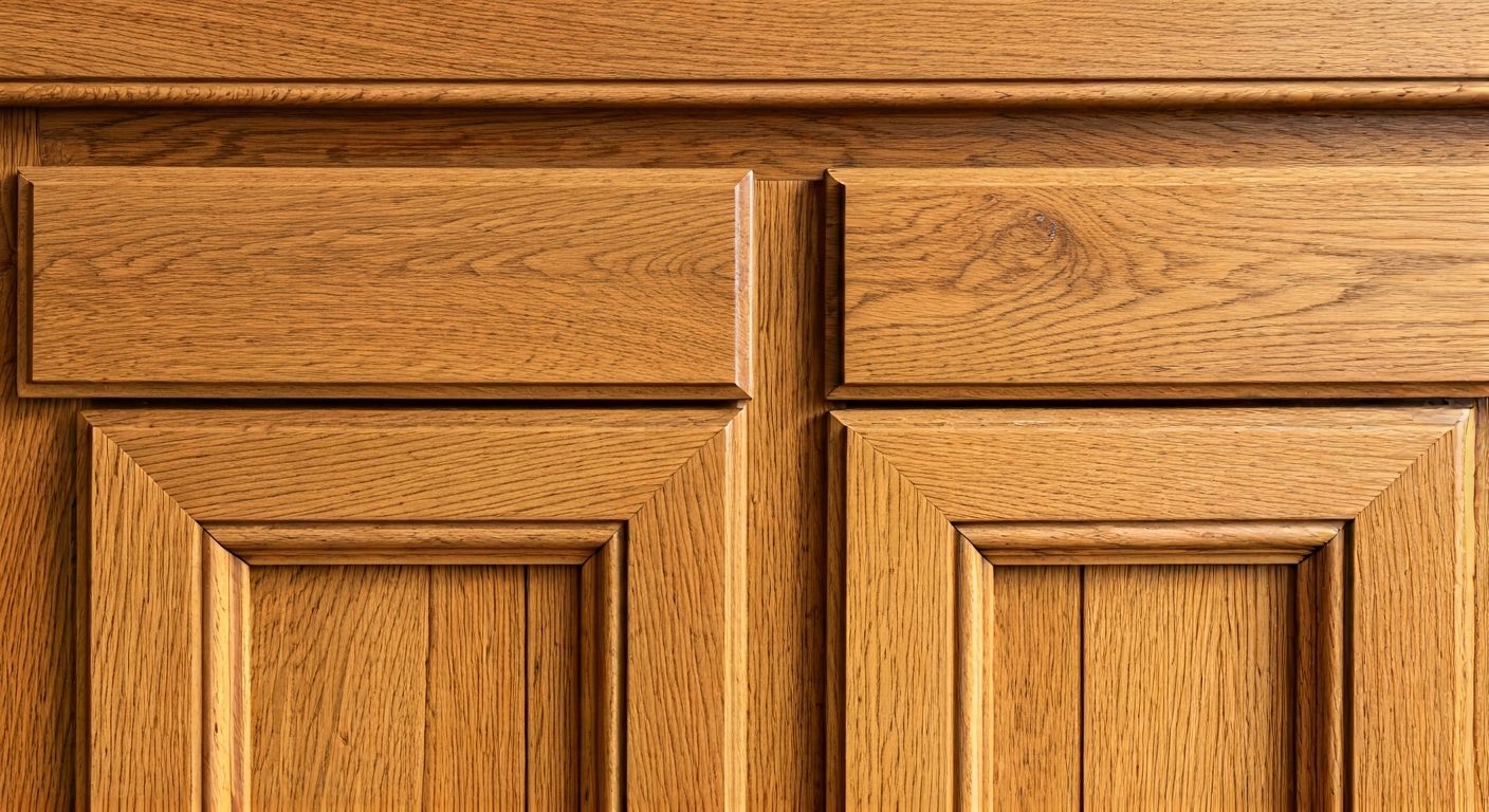 Классический фасад из массива дуба