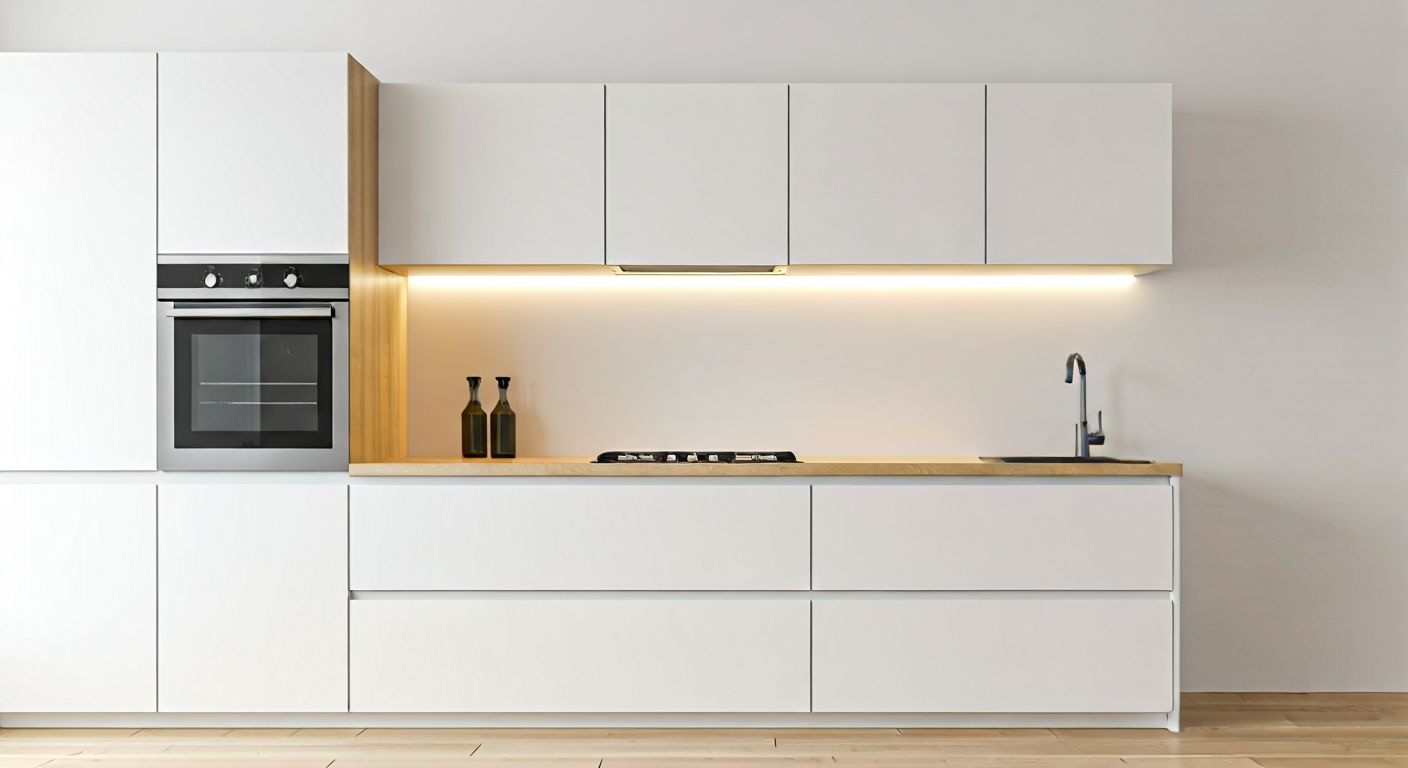 Компактная кухня с оптимальным пространством