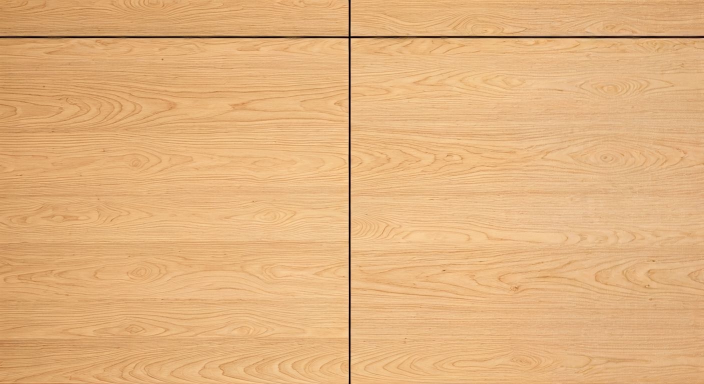 Вид сверху деревянных и шпонированных фасадов