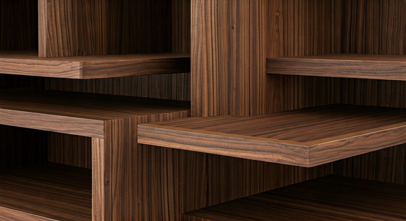 модульные полки с точными угловыми стыками