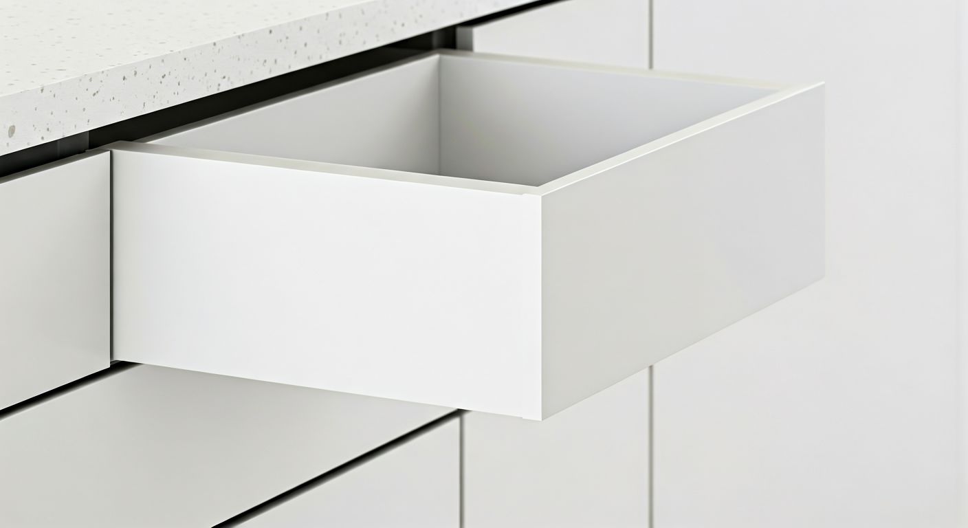 кухонный шкаф с механизмом мягкого закрытия