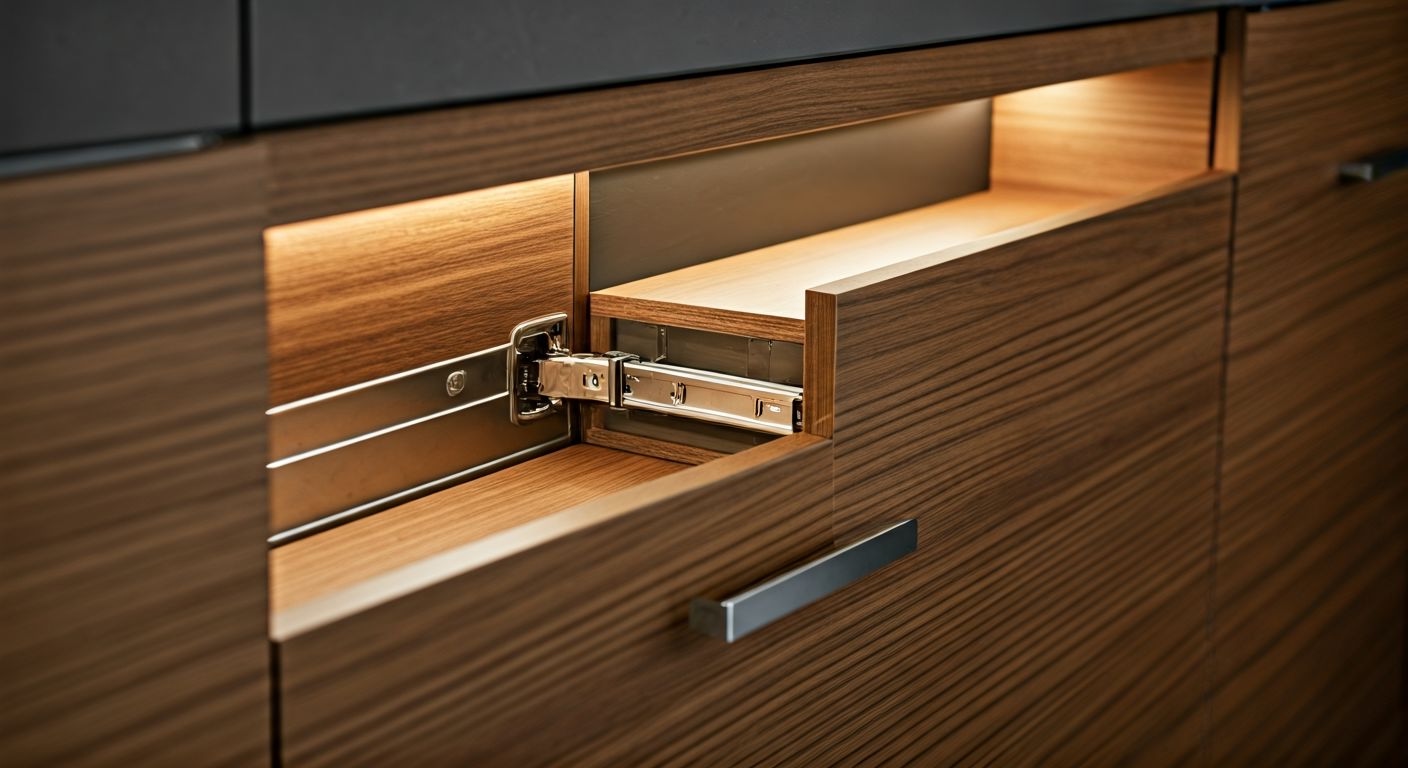 деталь фурнитуры элитной кухни на заказ