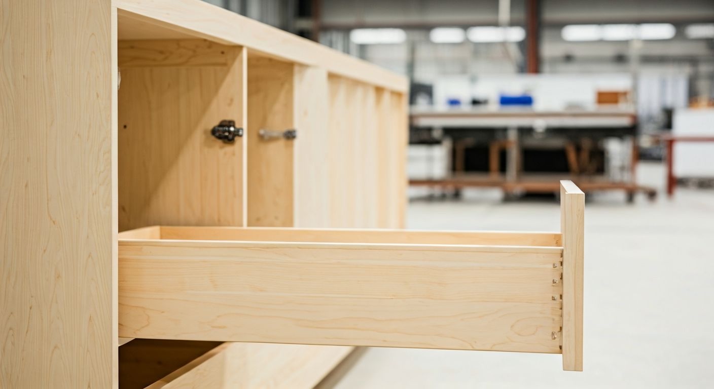 сборка и проверка фурнитуры шкафа