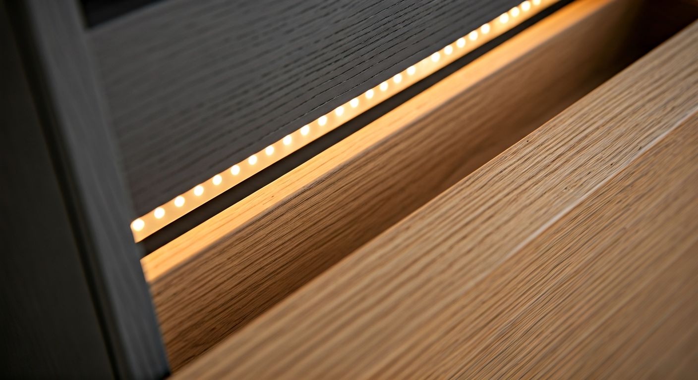 Деталь фурнитуры и текстуры мебели