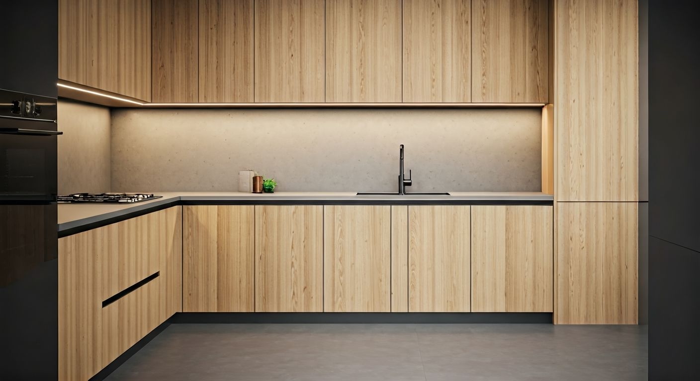 Угловая кухня с умными функциями