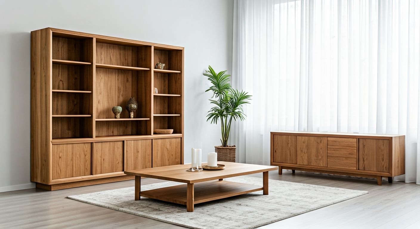 роскошный набор мебели из массива