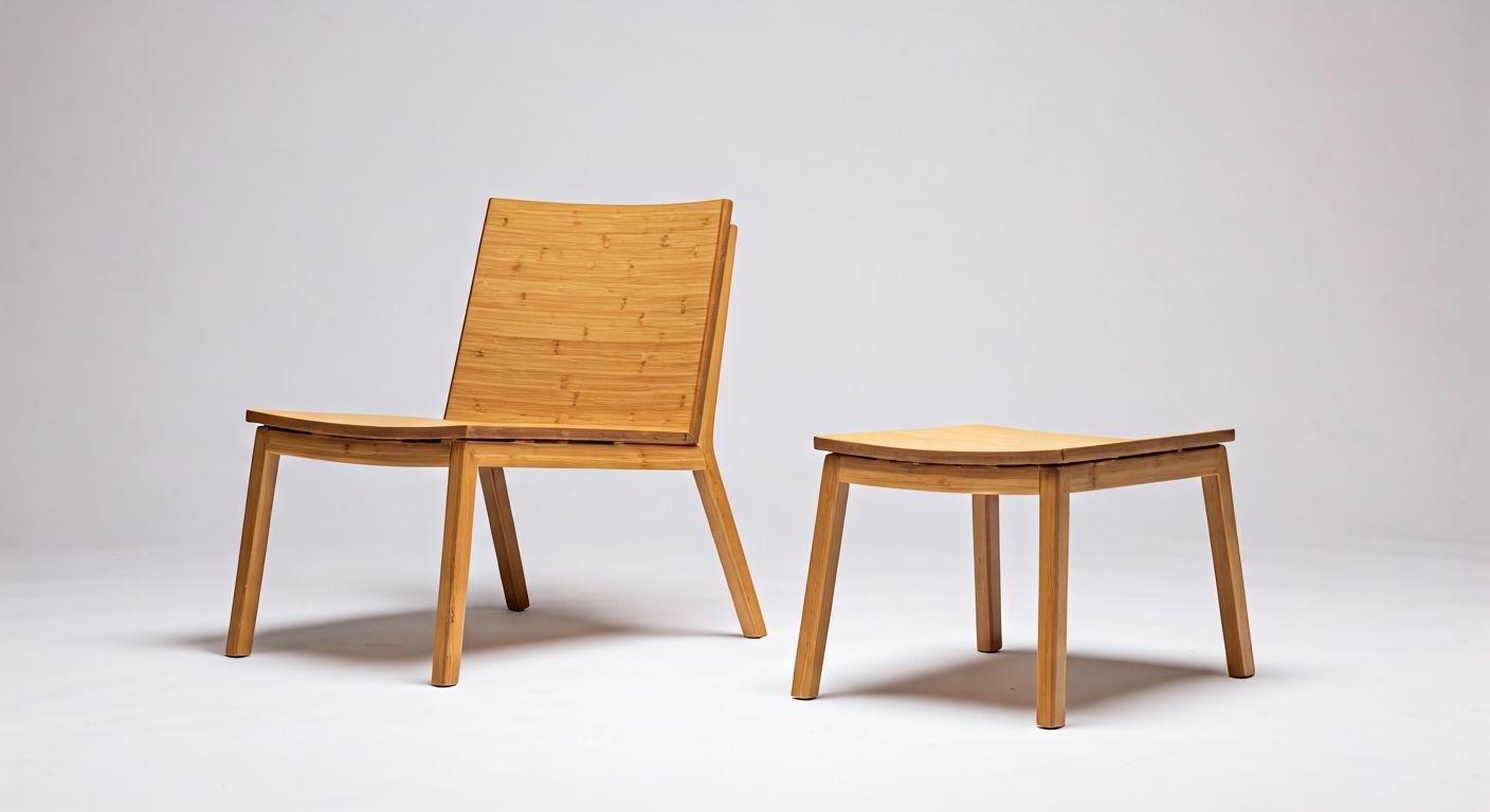 минимализм мебель из бамбука и HDF