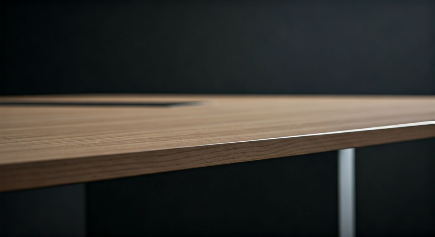 крупный план столешницы из ламинированной ДСП