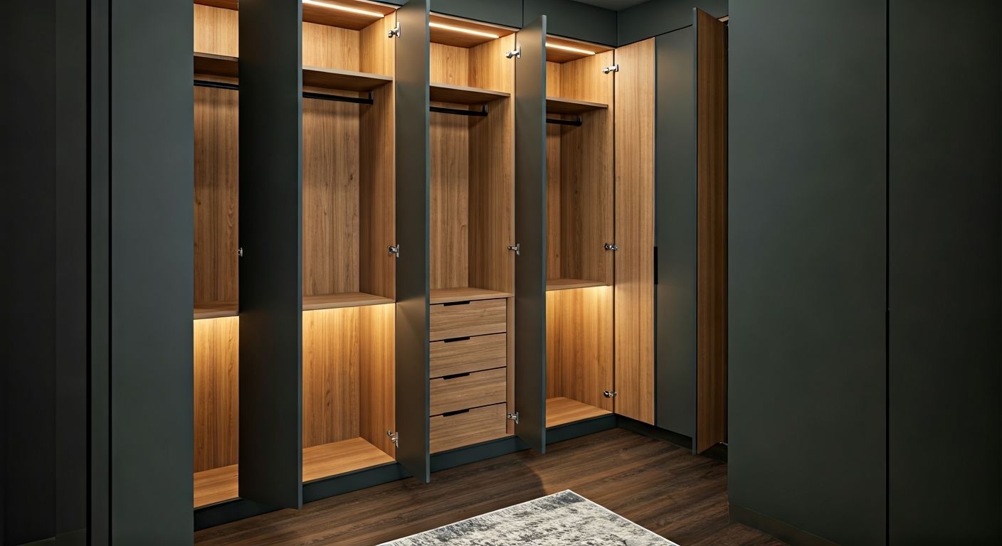 Встроенный шкаф-купе на заказ в Москве