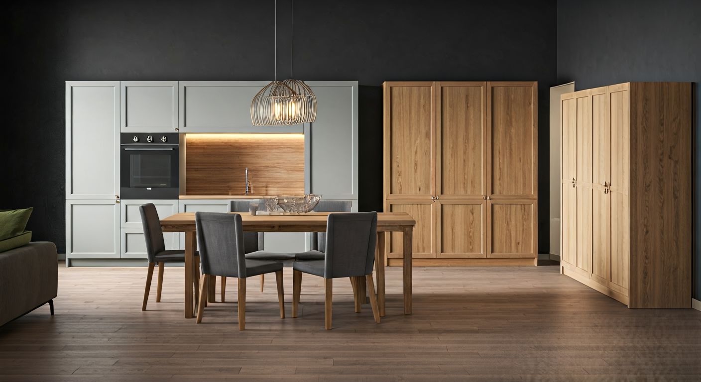 Роскошный интерьер салона мебели