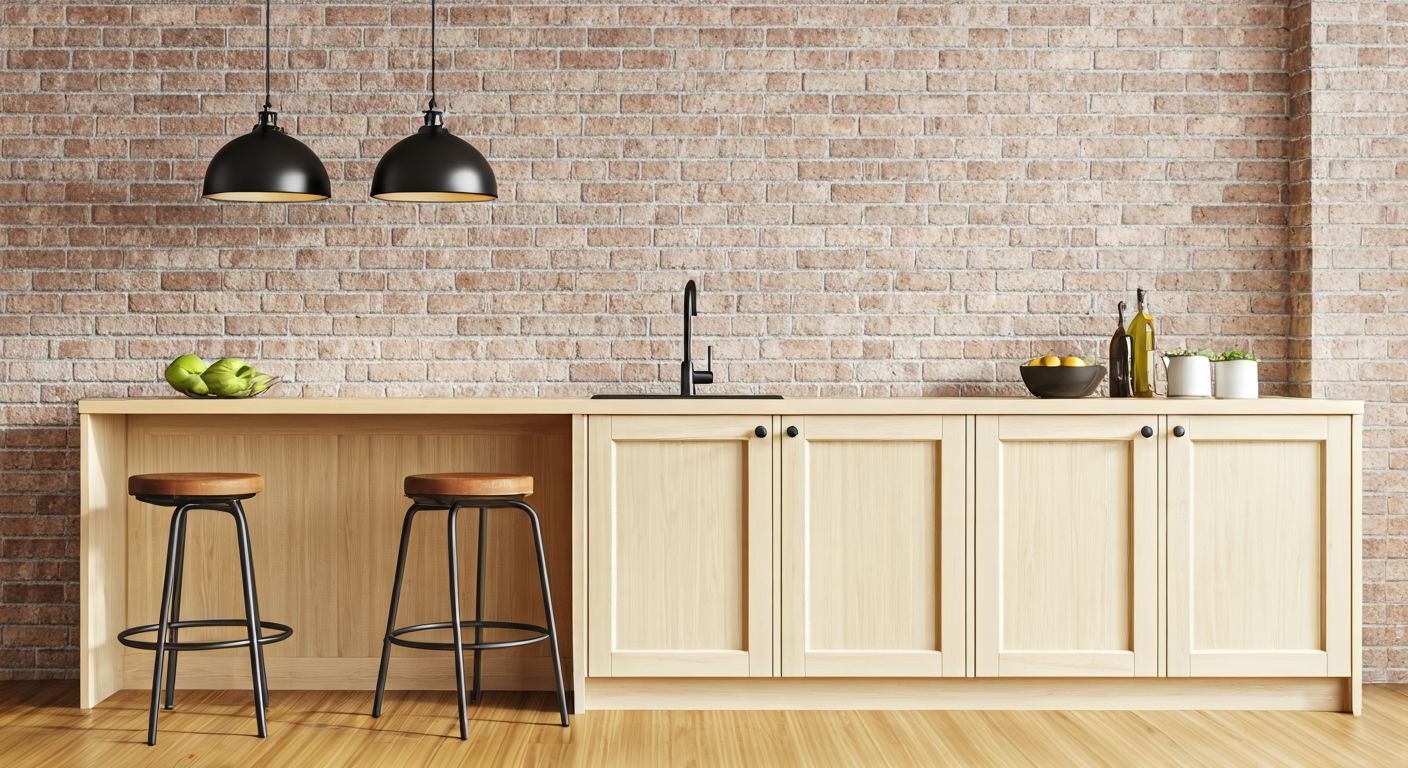 Кухонный уголок в стиле Сканди-Лофт