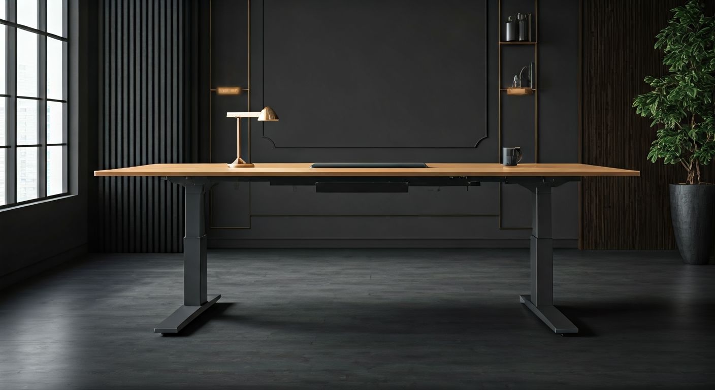 Роскошный электрический регулируемый офисный стол