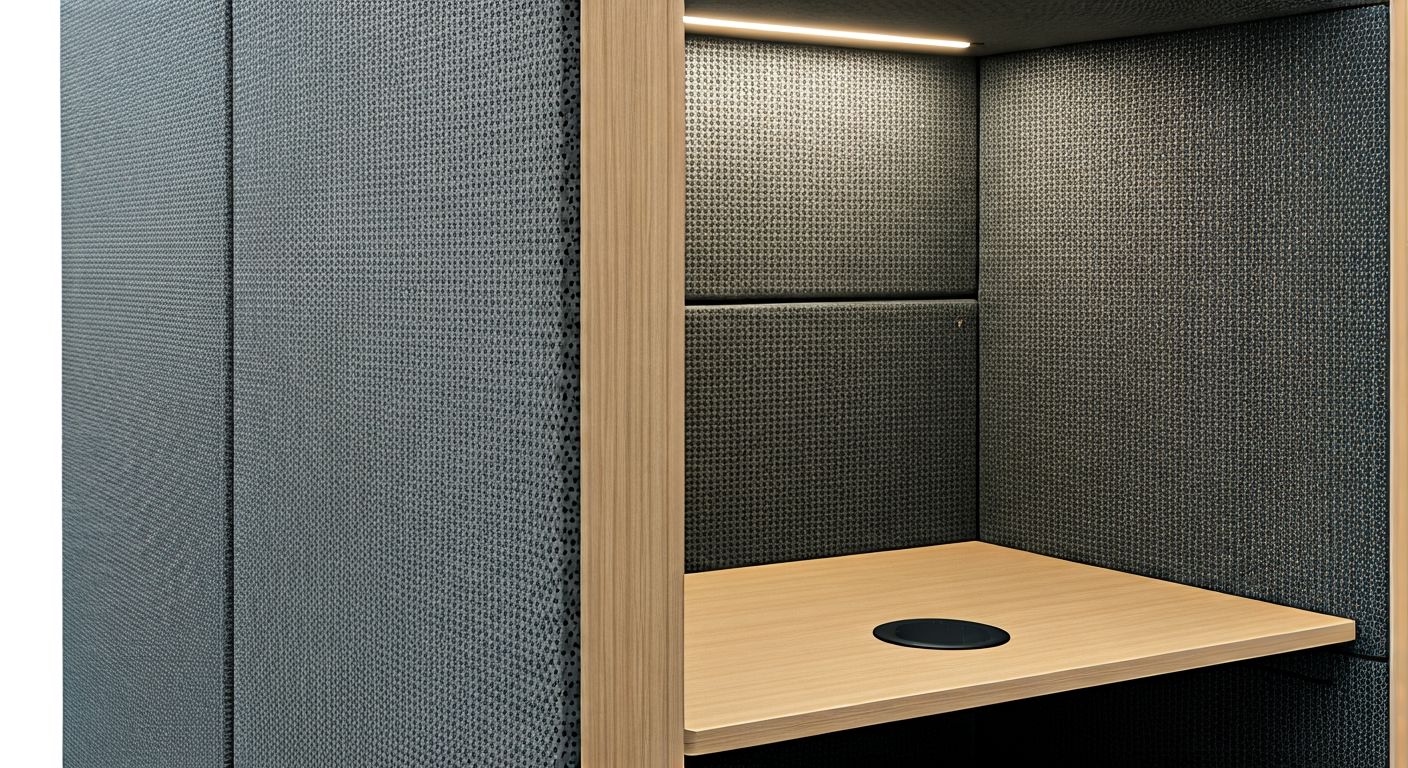 Деталь звукоизолированной капсулы модульной станции