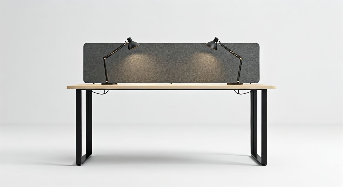 Персональное рабочее место с акустической панелью