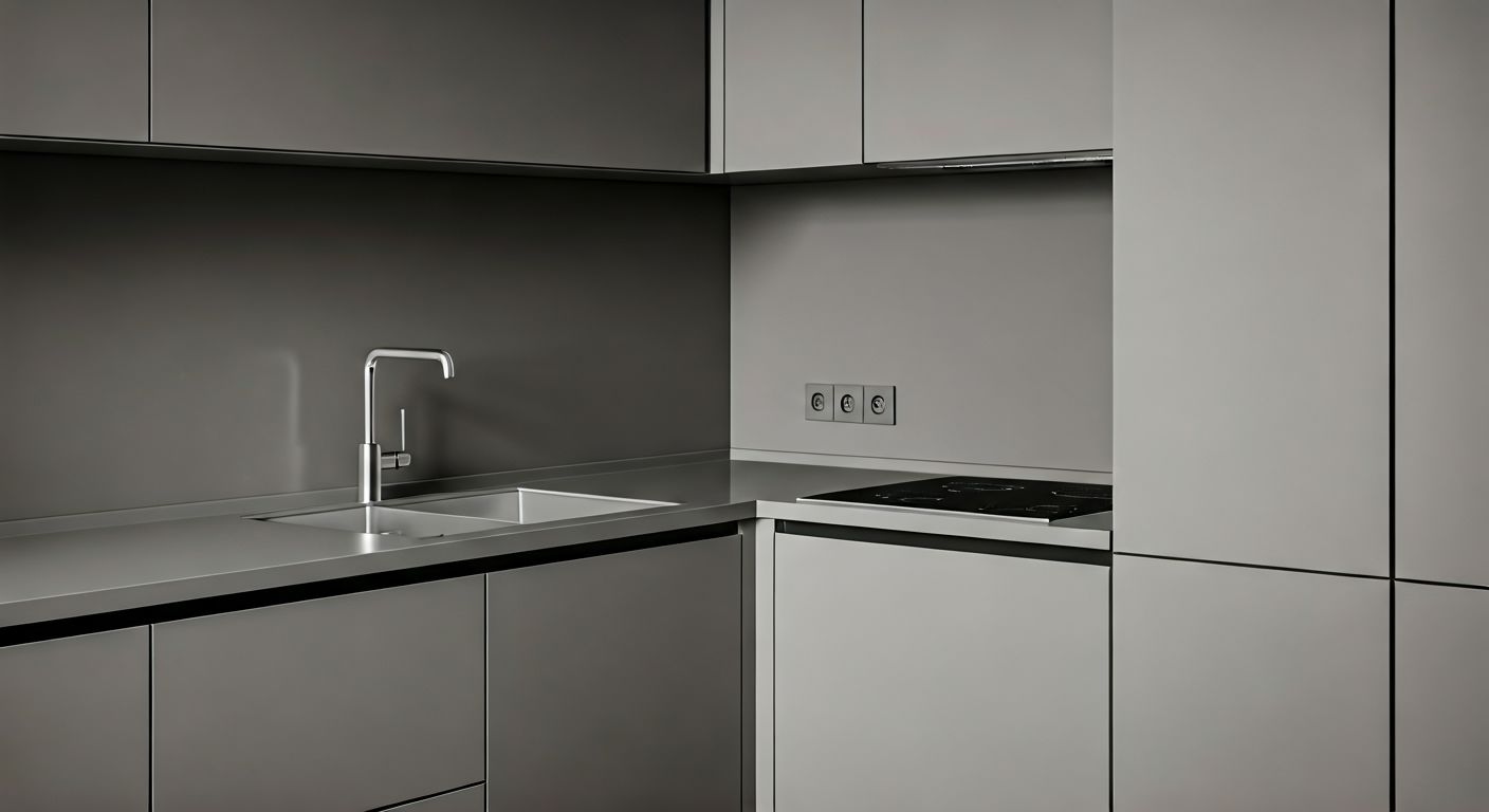 рабочий треугольник мойка-плита-холодильник