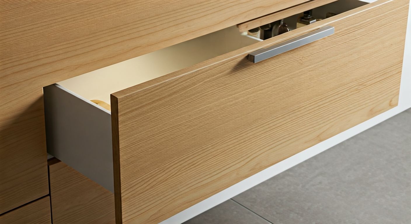 Деталь подвесной мебели с подсветкой