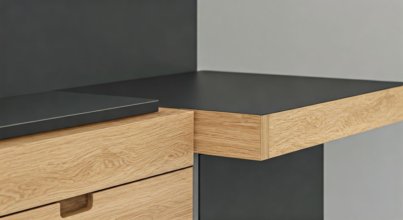 Крупный план материалов офисного стола